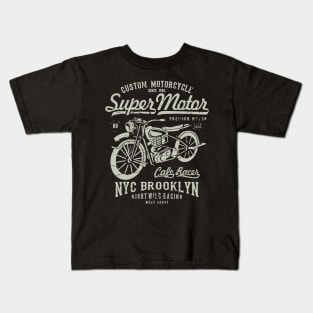 Super Motor Custom Motorcycle Kids T-Shirt